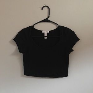 Ambiance Black Crop Top